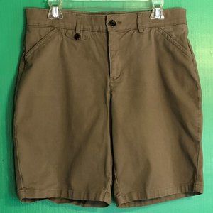 Lee Ladies Total Freedom Khaki Shorts Size 12.